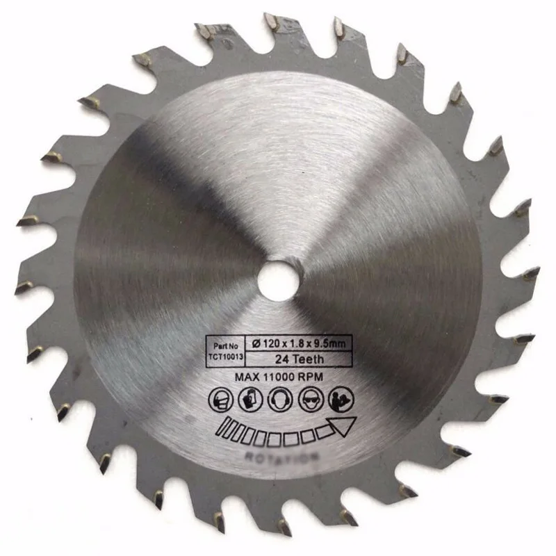 

2pcs 120*9.5*1.8mm 24T For Wood Cutting Circular Saw Blade Oscillating Tool Accessories Cemented Carbide Saw Disc