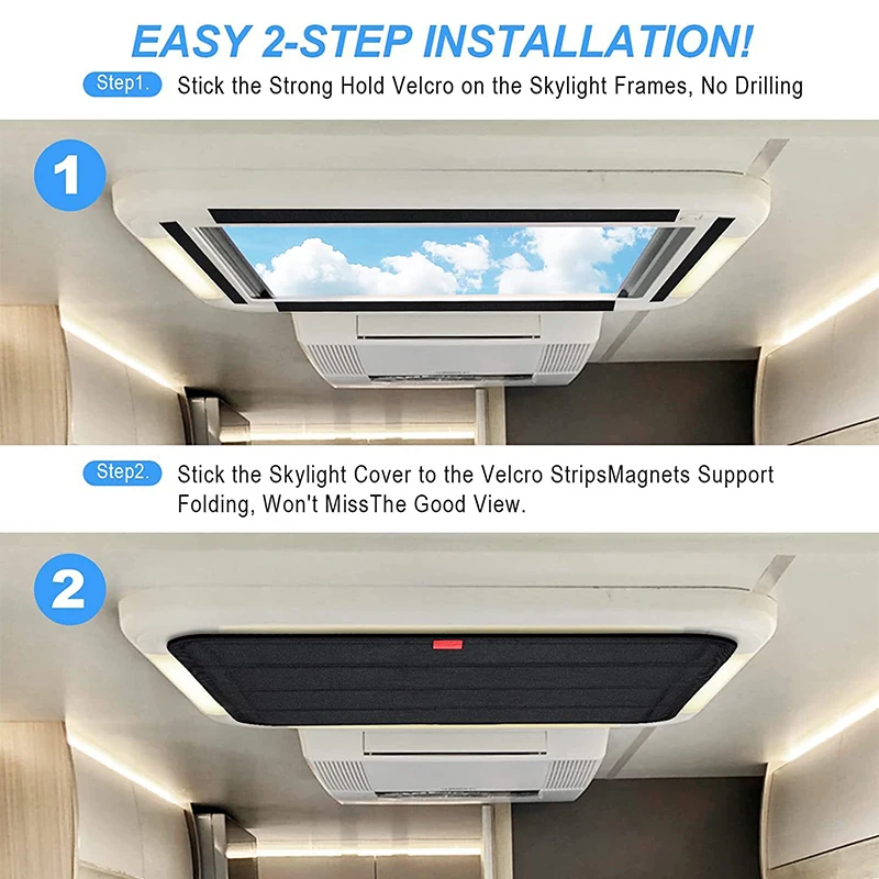 41X41Cm Foldable Rv Skylight Sunshade 5