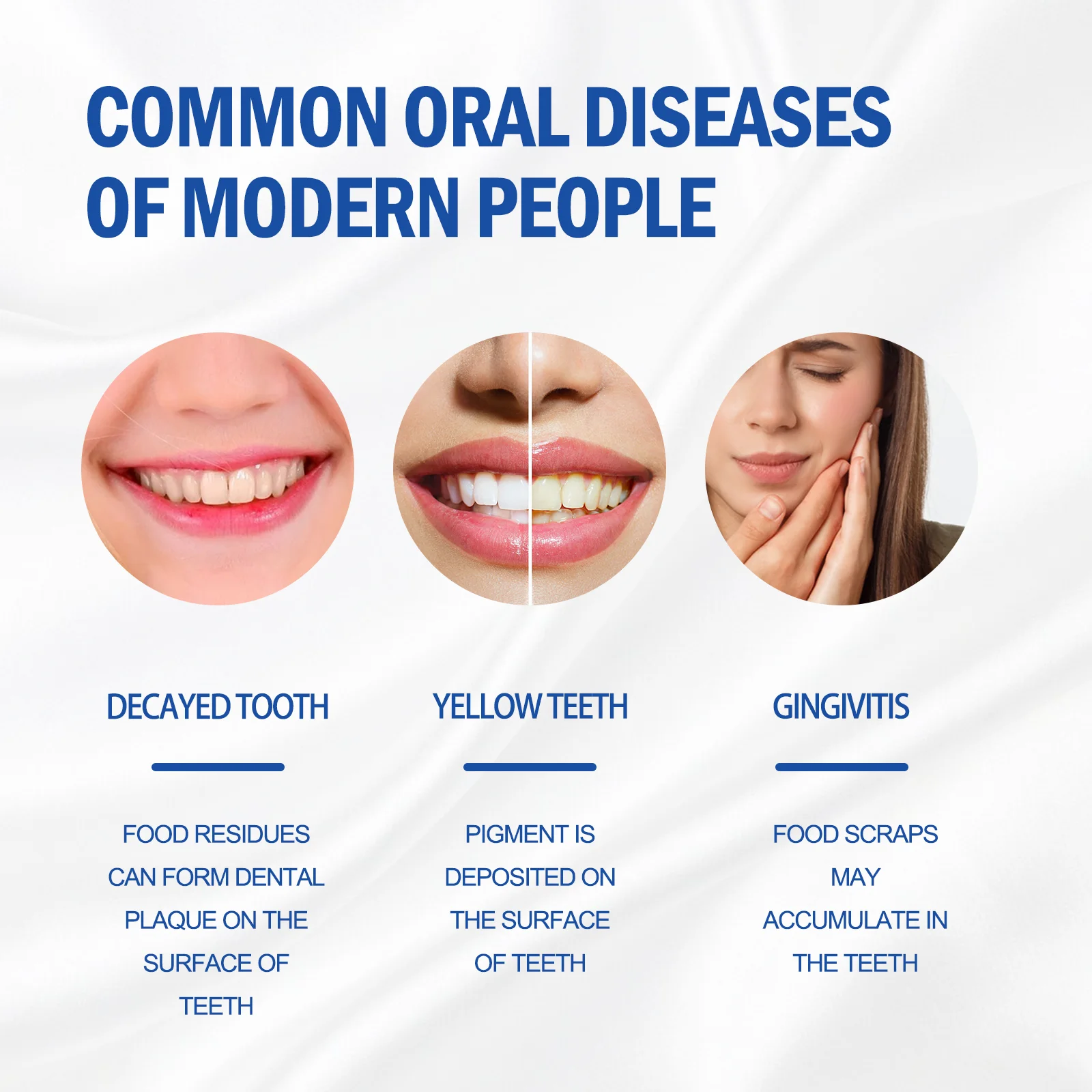 Natural Enzyme Teeth Whitening Toothpaste To Improve Pigmentation,Whiten And Strengthen Teeth.Great Dental Care Toothpaste