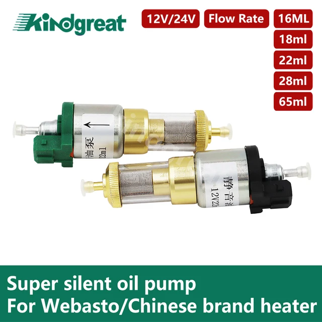 12V/24V Auto Upgrade Ultra-low Noise Heizung Kraftstoff Pumpe 18ml Für  Webasto/chinesische marke heizung Luft Diesel Parkplatz Öl Pumpe