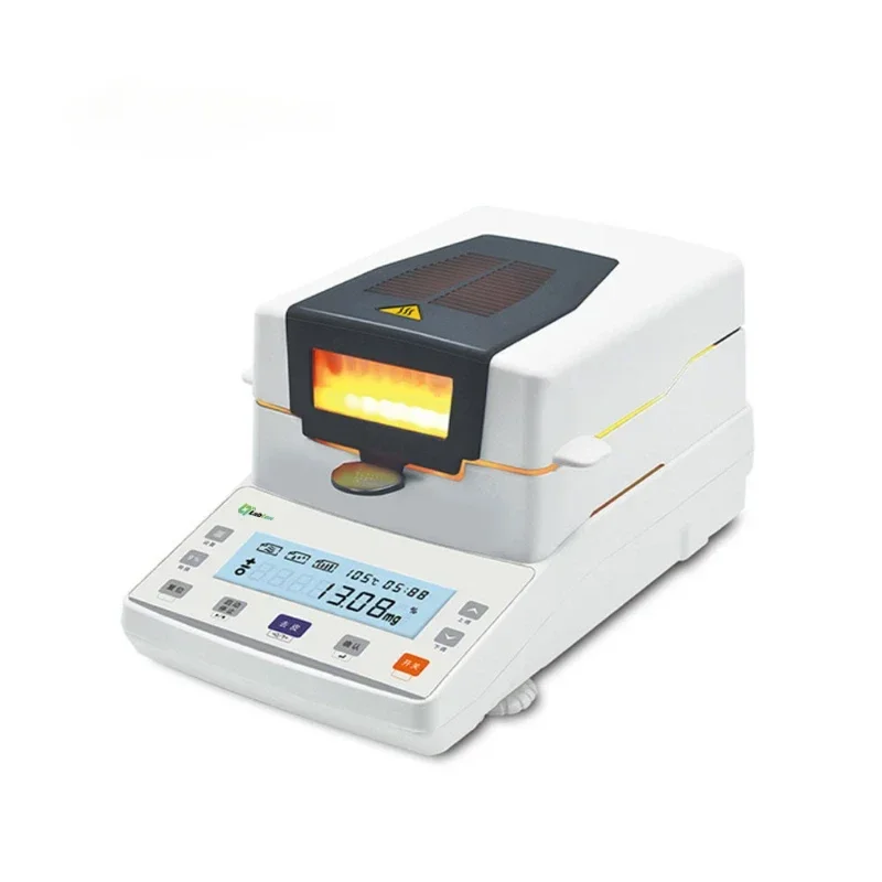 

Halogen Moisture Analyzer 110g Capacity Balance for Laboratory Food 1/2/5/10mg Readability