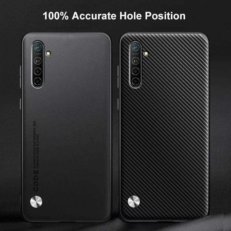 Luxury PU Leather Matte Silicone Phone Case - Full Protection Back Cover