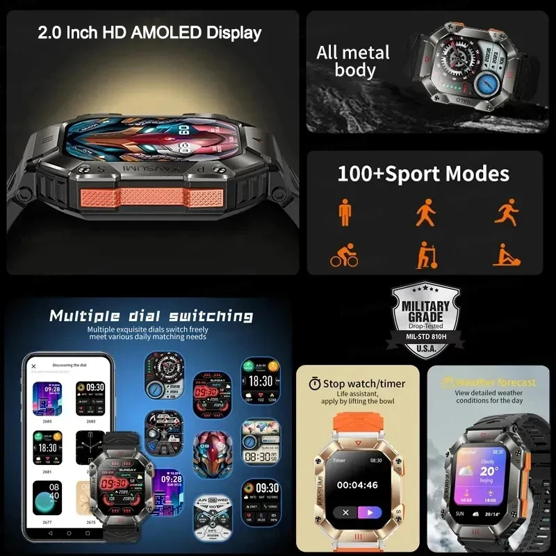 GPS Smart Watch Sports Fitness Android/IOS 2