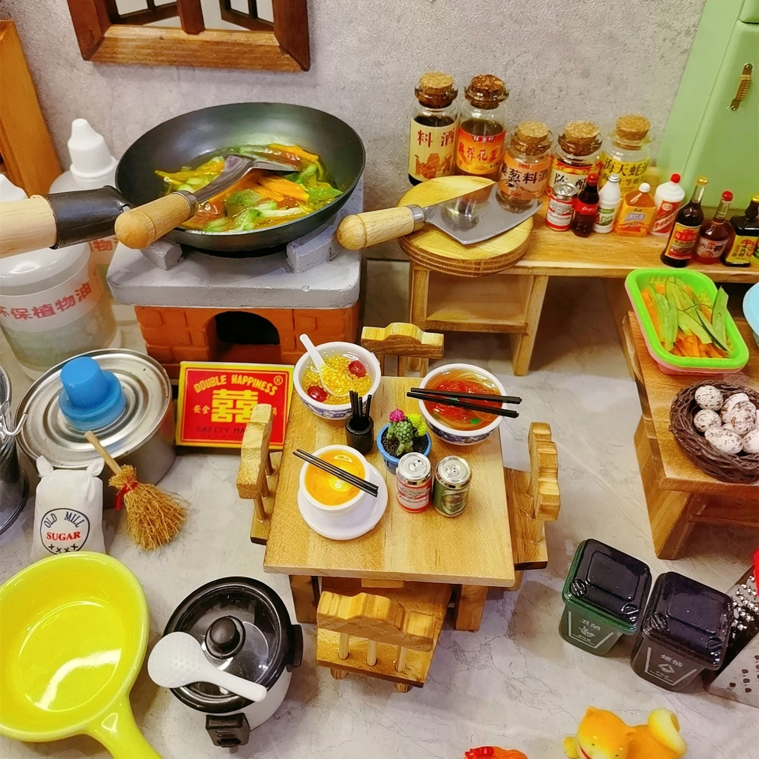 ASMR Chicken NOODLE Soup  MINI COOKING [ Mini KITCHEN TOY SET ]  ของเล่นในครัว brinquedo de cozinha 