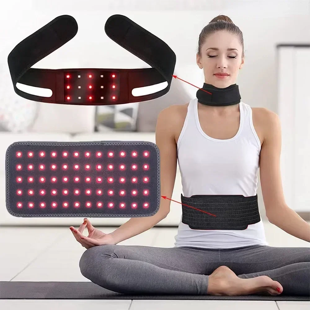 60pcs Red Light pad Infrared Pad For Burning Fat Perspiration Belly Slimming Pain Relief for Neck Waist, Knees, Arms, Wrists