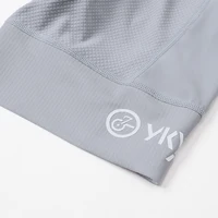 Cuissard de cyclisme YKYW pour homme, modèle Pro Team, respirant, pour l'été et les activités de plein air, vêtement de sport, cuissard de vélo bleu-gris, 6 heures 4
