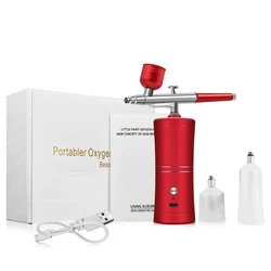 Portable Cordless Airbrush Kit (Red)