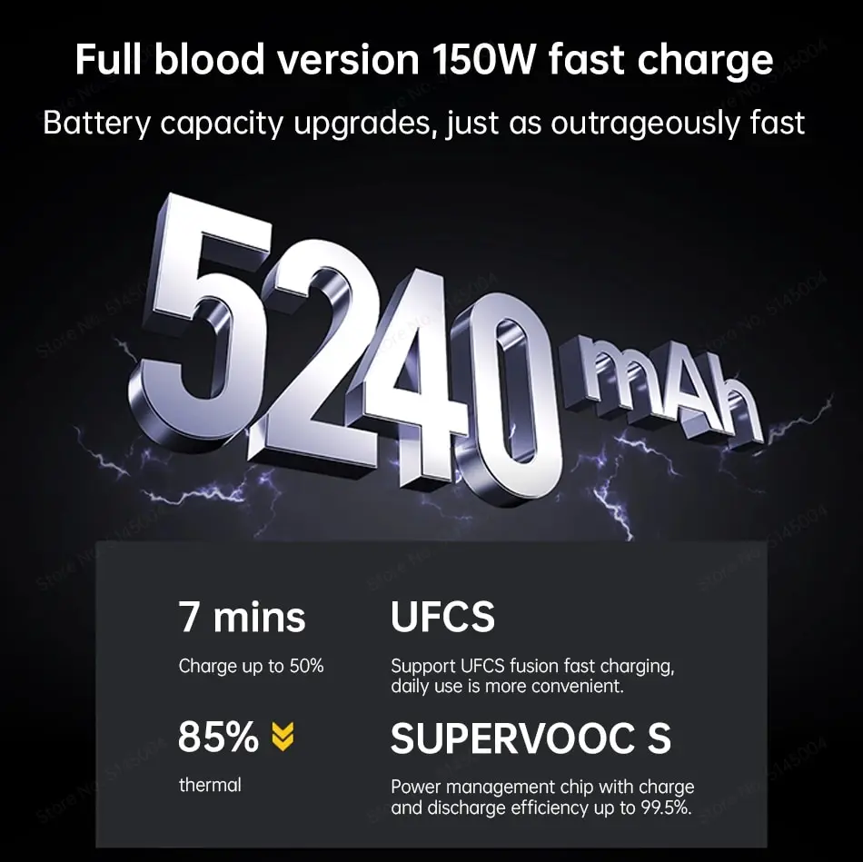 realme GT 5 NFC Snapdragon 8 Gen 2 Octa Core 6.74\'\' 144Hz OLED Display 12GB 256GB 50MP Triple Camera GPS 150W Charger