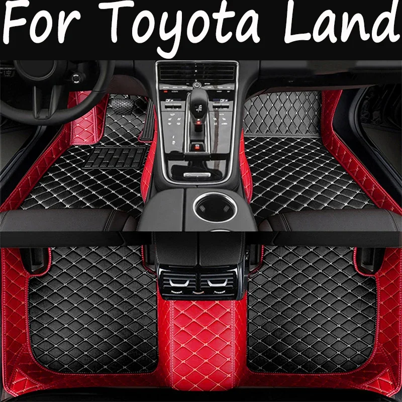 

Ковры для Toyota Land Cruiser 2020, 2019, 2018, 2017, автомобильные коврики, Стайлинг, аксессуары для интерьера под заказ, кожаные водонепроницаемые коврики