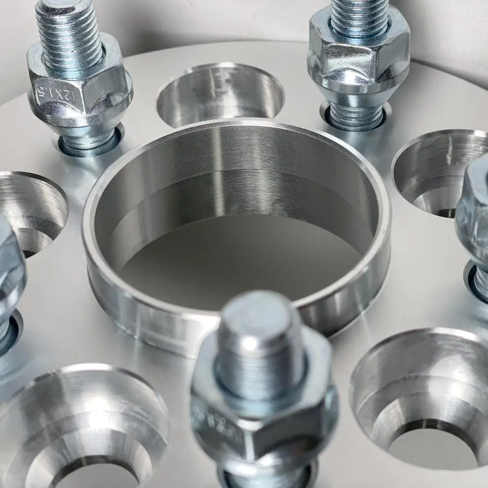 2pcs 20mm Wheel Adapters Spacers PCD 5x100 Hub Centric 57.1mm Lug Studs M12x1.5