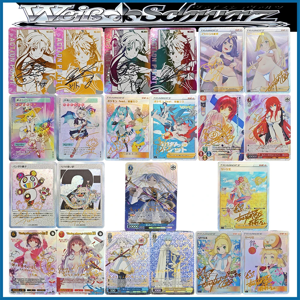 

Anime Weiss Schwarz DIY ACG Hatsune Miku BOCCHI THE ROCK Nakano Ichika Boys Game Toys Christmas Birthday Gift Collectible Cards