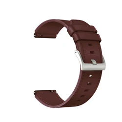 Timeless 22mm Leather Watch Band - Elegant Strap Sport Bracelet Wristband - 22mm width (Coffee)