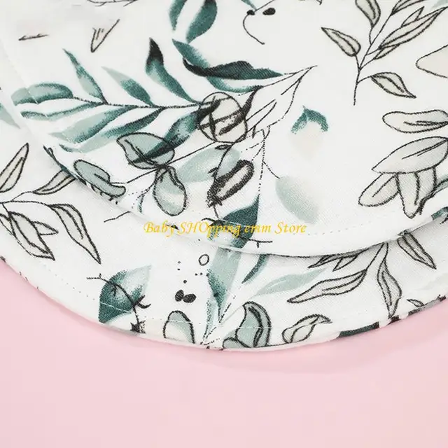 23GD 8 Layers Pillow Cover Newborns Pillow Cushion with Pattern Bedding Accessory 3