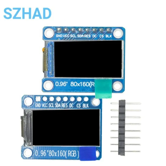 Display IPS 0.96 Pollici 80x160 Pixel Per Arduino - 65K Colori, 4-SPI, ST7735S - Compatibile Con Raspberry