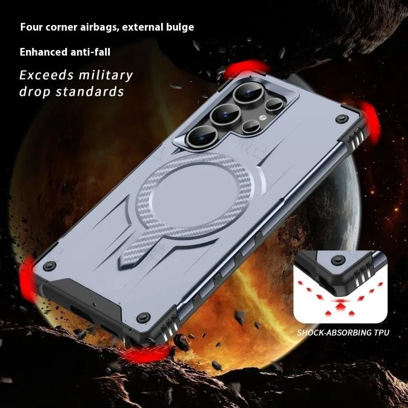 Military-Grade Airbag Drop-Proof Magnetic Protective Phone Case