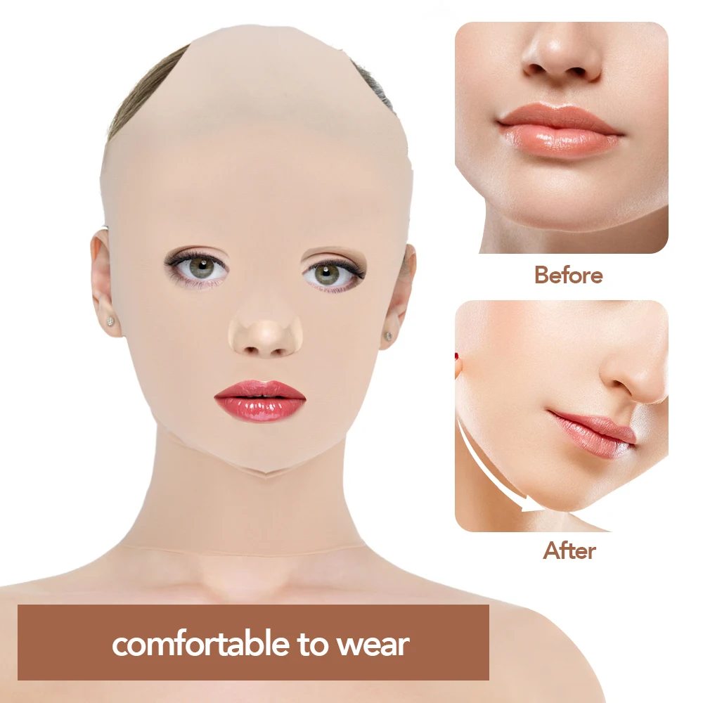 

V Face Band Cheek Lift Up Face Thin Mask Reduce Double Chin V-Line Shaping Bandage Anti Wrinkle Face Bandage