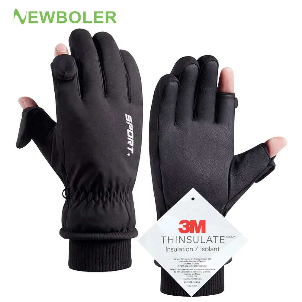 Outdoor Winter Cycling Gloves Touch Screen Motorcycle Gloves Windproof Sports Riding Ski Waterproof Running