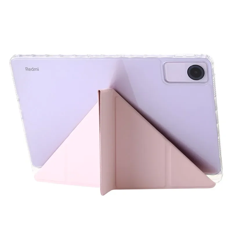 Estojo Rígido de Couro pu com Suporte para Lápis Smart Folio Cover para Xiaomi Redmi Pad se Case Acrílico 11 - Imagem 3