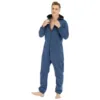 Men Warm Coral Fleece Onesie Fluffy Sleepwear Lounge Homewear One Piece Pyjamas Male Jumpsuits Hooded Onesies For Men 1