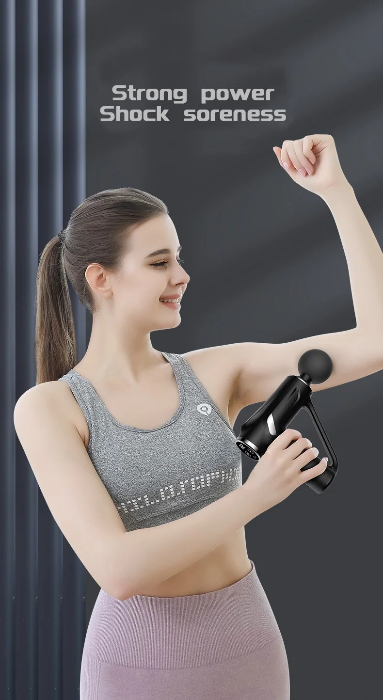 32 speed levels Electric massage Gun Slimming Body Neck back foot leg shoulder Massager Muscle Fascia Gun percussion massagers