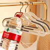 Hanger 10Pcs Anti-Slip Grey Multifunctional Wet and Dry Household Hanger Suitable for Hanging Storage Clothes Bedroom Ward 3