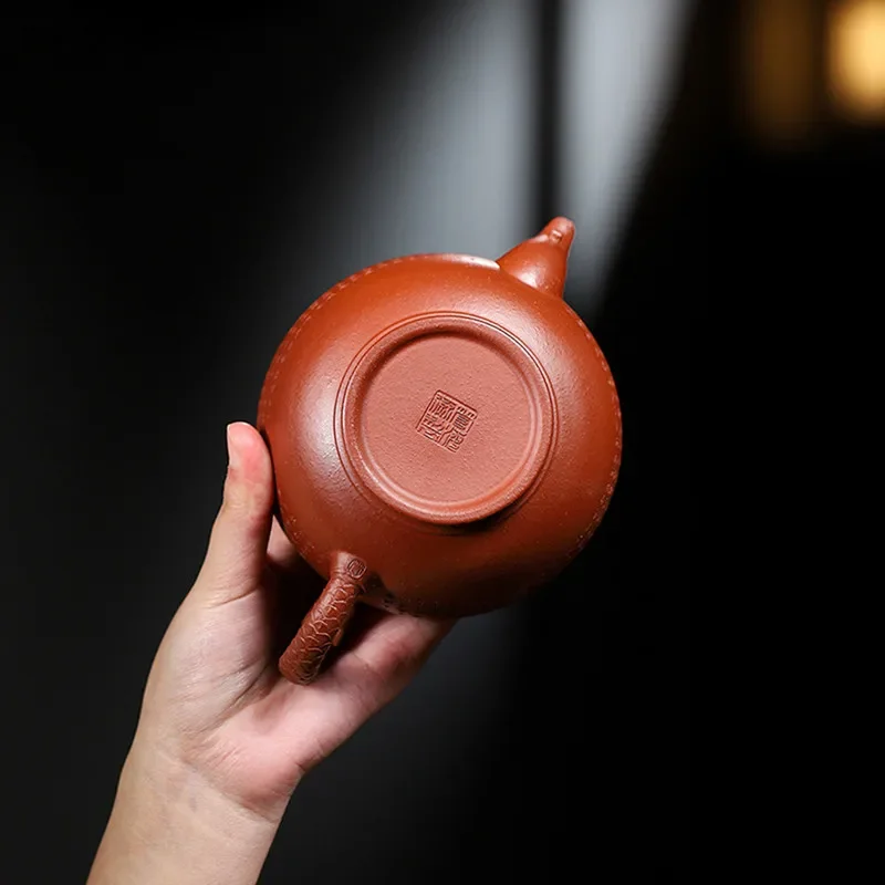 300ml Authentic Yixing Purple Clay Tea Pot Handmade Filter Tea Infuser Chinese Zisha Tea Accessories High Grade Beauty Teapot