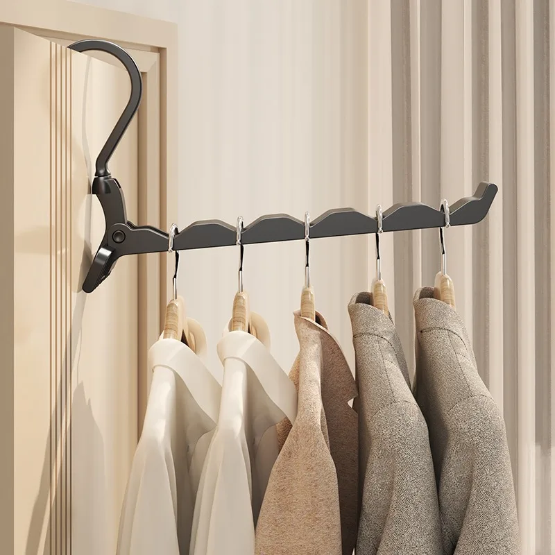 Portable Multifunctional Clothes Drying Rack - Essential Travel Hanger for Hotels and Business Trips 5