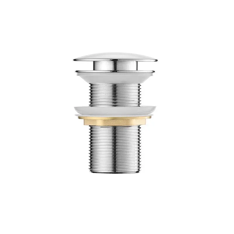 Basin Drain Stopper Waste Pop Up Push Button Bathroom Faucet Accessories