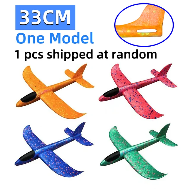 50CM Big Foam Plane Glider Hand Throw Airplane Light Inertial EPP