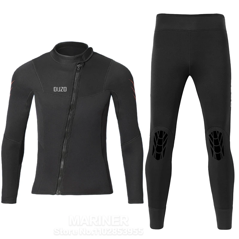 Гидрокостюм 3 мм, высококачественный неопреновый мужской костюм для серфинга, женский купальник, костюм для подводного плавания с аквалангом, куртка и брюки
