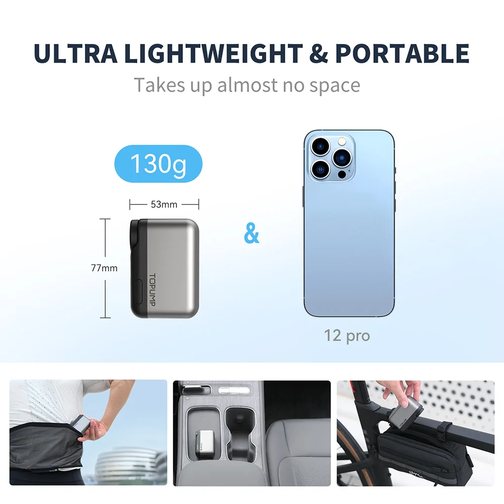 Mini Electric Bike Tire Pump 3