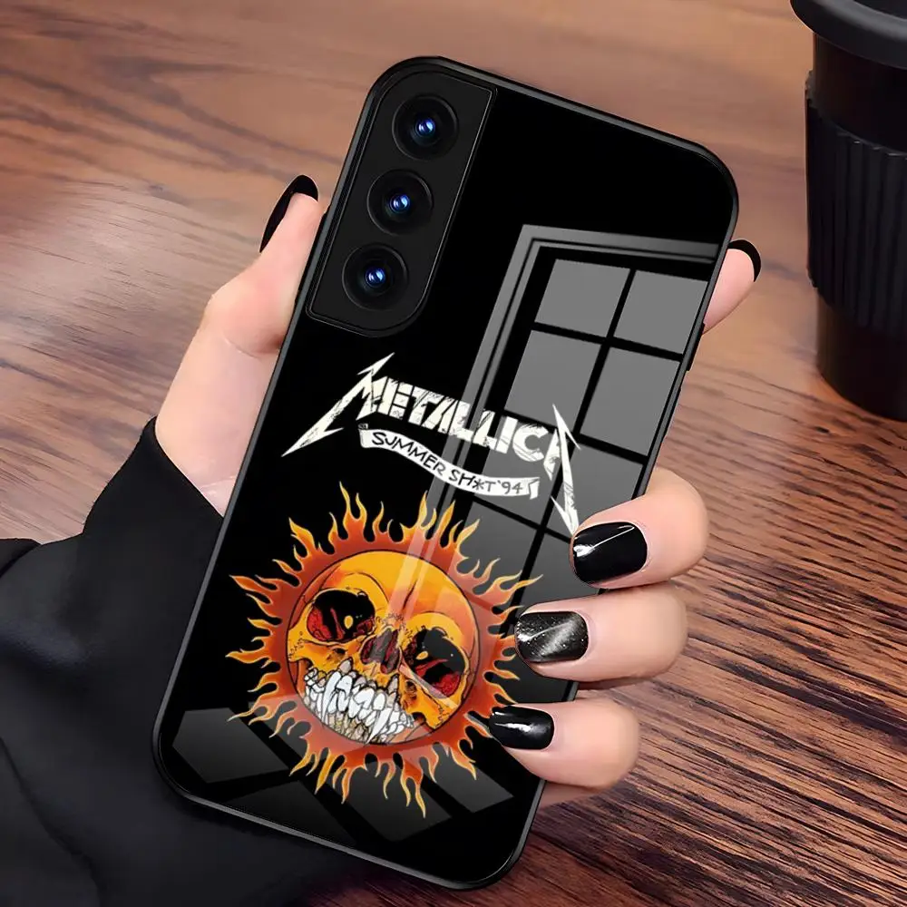 Rock Band METALLICA Shockproof Glass Phone Case