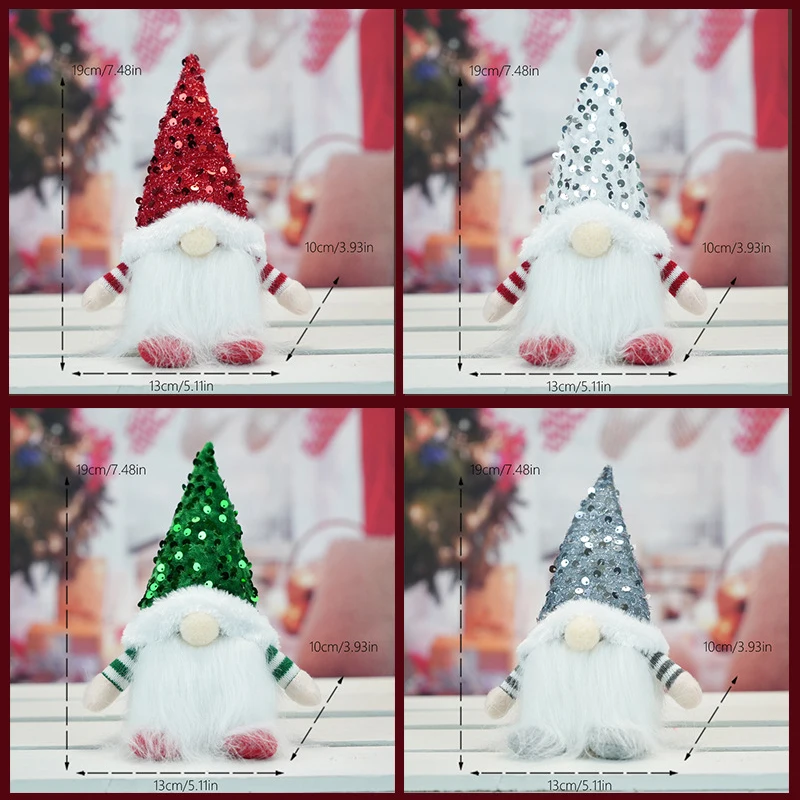 Gnomo Di Natale In Peluche Fatto A Mano – Decorazione Tomte 29 Cm, Rosso E Verde, Per Casa, Albero E Tavola, Significato Porta Fortuna
