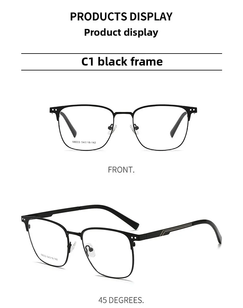 3-in-1-Brille mit Magnetärmeln, hohes Aussehen, vielseitiger Myopie-Brillenrahmen, polarisierte Zwei-in-Eins-Fahrsonnenbrille – Detail 15