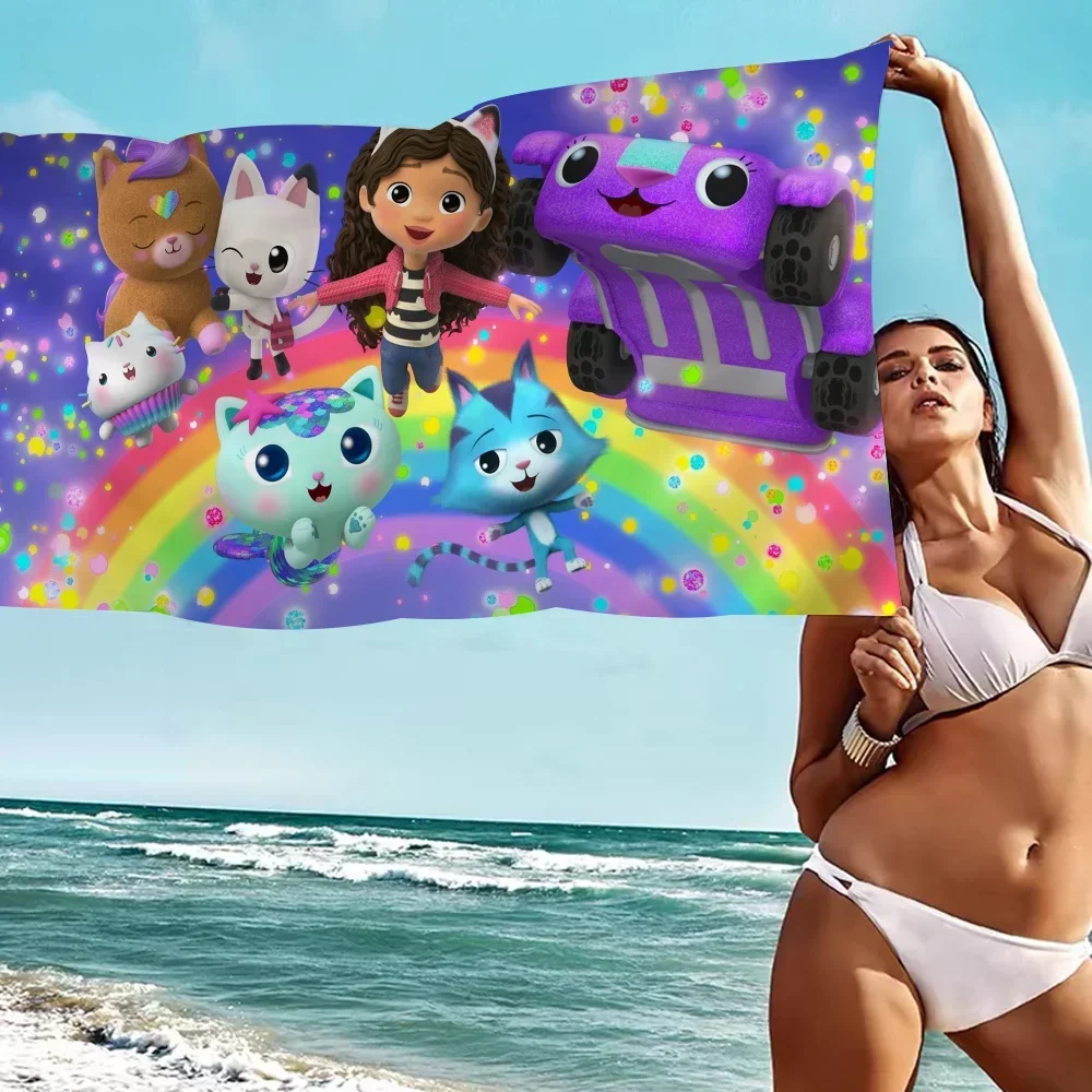 Gabbys Dollhouse Big Microfiber Beach Towels Quick Dry Towel Sand Beach Towels Pool Towel For Travel Swim Pool Yoga 2