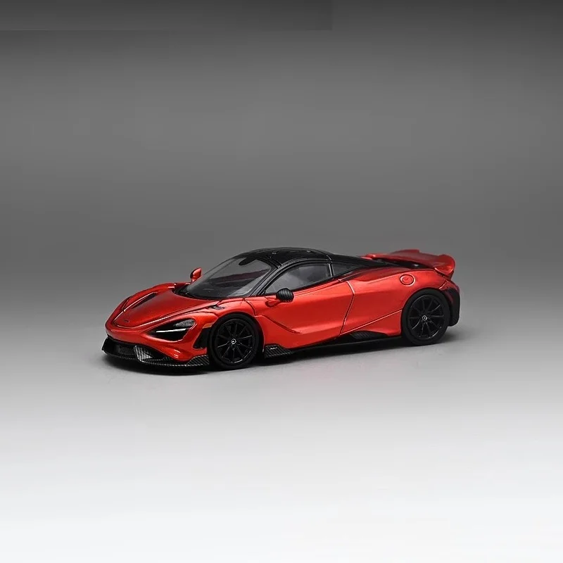 

CM модель 1:64 Mc-laren 765LT оранжевая модель автомобиля из сплава