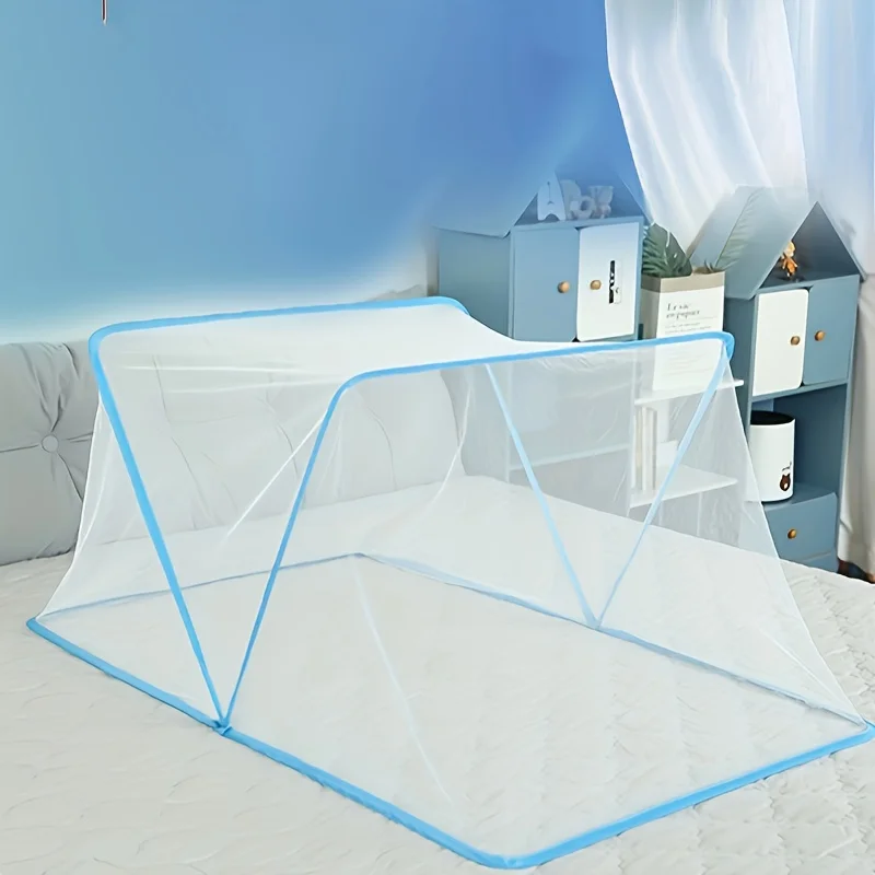 Portable Foldable Mosquito Net Tent - No Installation Required, Bed Cover | Breathable Mesh Tent  bed curtain