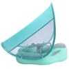 Kids Baby Swimming Ringswith Canopy Swim Ring with Sun Shade No Inflatable for Baby Swimming Accessories Floating Swim Ring 529 1
