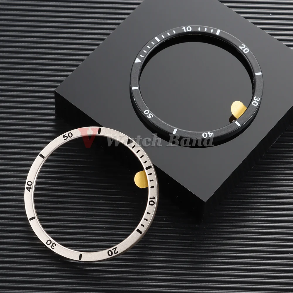 Metal Watch Bezel Ring Protective Surface Frame with Time Speed Scale Cover