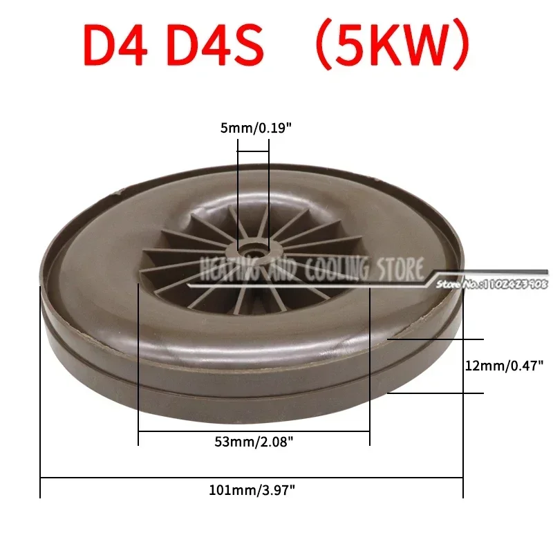 12V Car Heater Blower Fan Motor Inner Wind Wheel For Chinese 2KW 5KW Diesel Air Parking Heaters D2 D4 For Webasto 5000/3500 air diesel heater