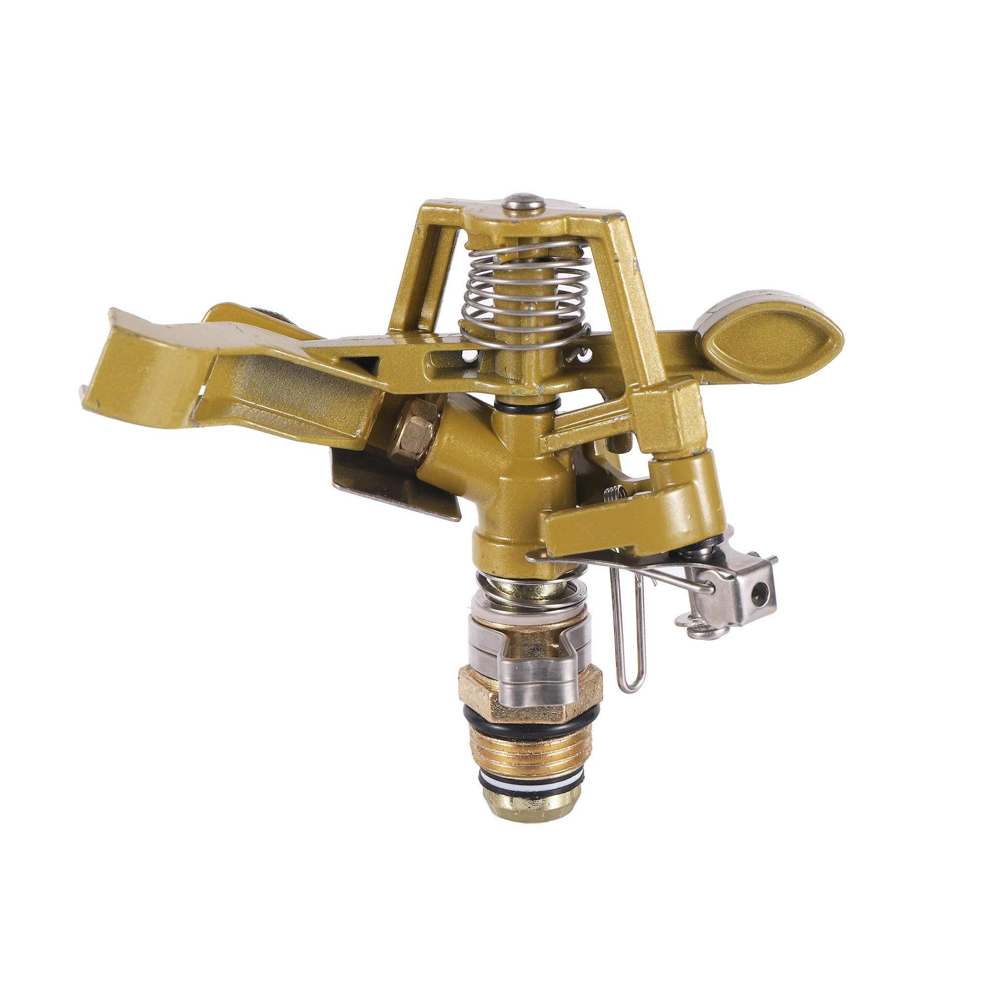 Garden Sprinkler 360 Degree Adjustable Rotate Lawn Irrigation Metal Spiked 1/2" Hose Connector