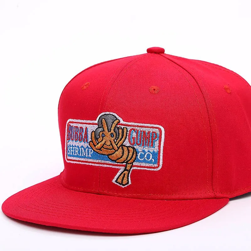 Retro 1994 BUBBA GUMP SHRIMP Baseball Cap Black Embroidered Summer Hat Men Cap Women Hat Sport Snapback Forrest Gump baseball caps baseball hat
