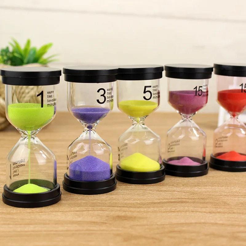 Sand Timer 1/3/5/10/15/30/60 Creative Hourglass Timer Children's Toys Gifts Home Decoration Crafts Birthday Gift Room Decorations