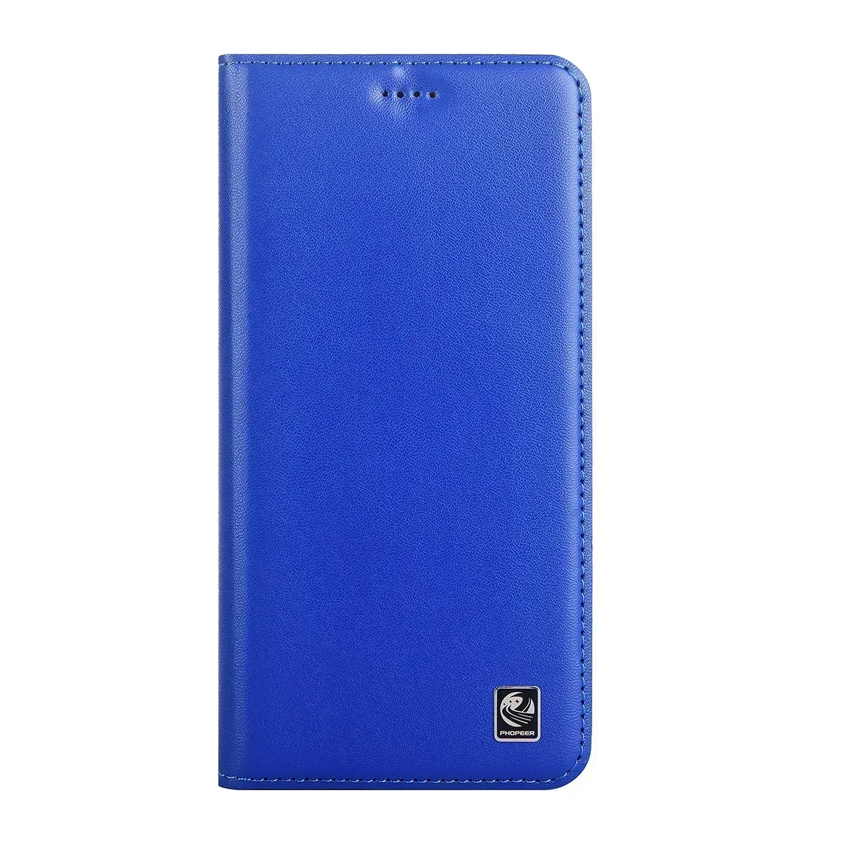 Nappa Genuine Leather Magnetic Flip Wallet Case Cover, Premium Quality