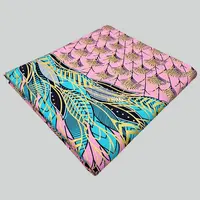 100% cotton wax printed fabric, printing with golden pearl powder, DIY making and sewing clothes, dress, shoes and bag 2