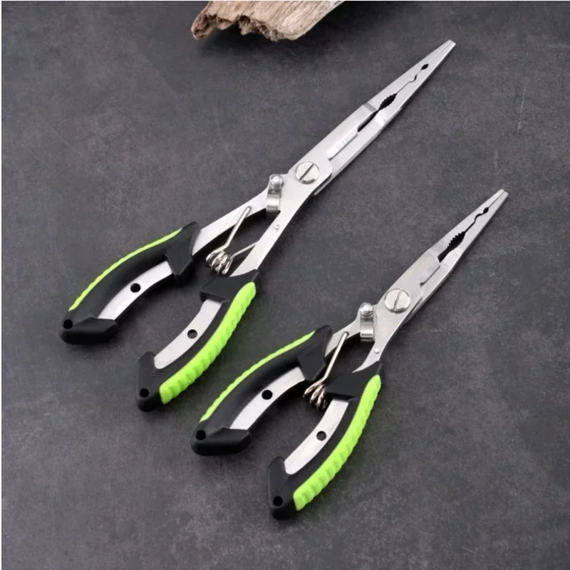 

ZWICKE Multi-functional Luya Pliers Stainless Steel Fishing Rubber Handle Pliers with Accessories Fishing Mouth Pliers Fish Hook