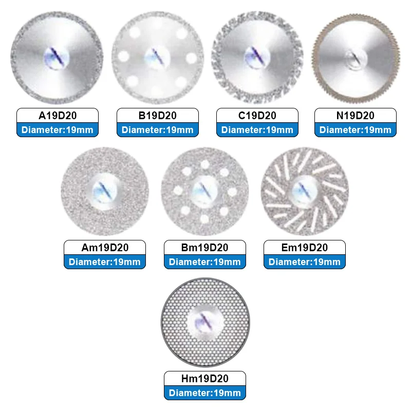 

Dental Diamond Disc Diameter 19mm Polishing Dounle Sided Fine Grit Disc Autoclavable Dental Materials 5pcs/set