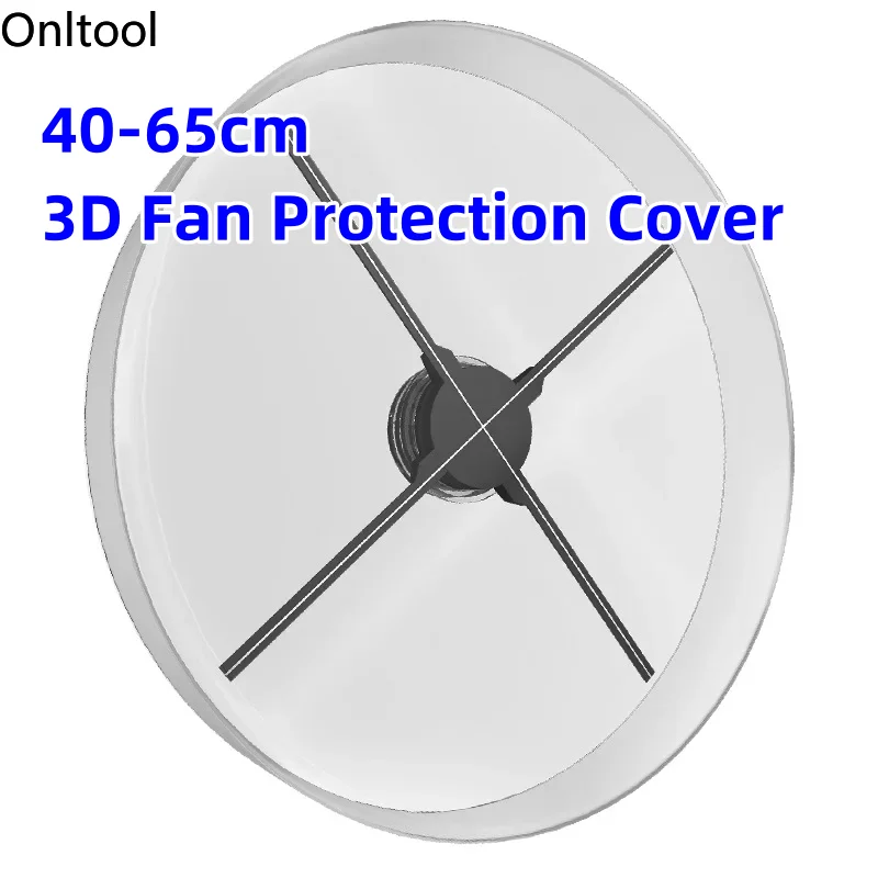 

40-65cm 3D Fan Hologram Projector Protection Cover Hologram Projector Light Advertising Display Shell LED Fan Acyrlic Cover Bag