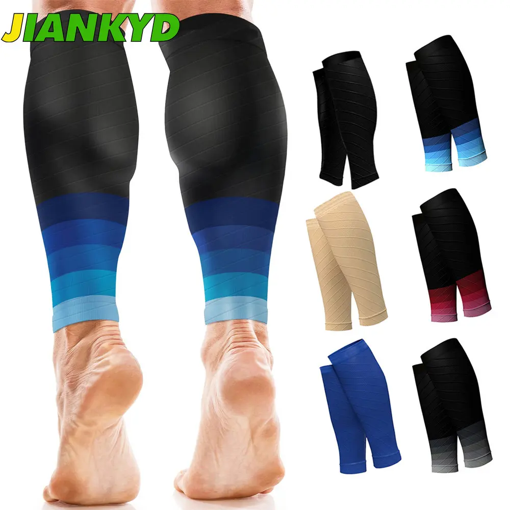 1Pair Calf Compression Sleeves for Men Women, Running Leg Compression Sleeve  20-30mmHg Compression Socks for Shin Splint - AliExpress