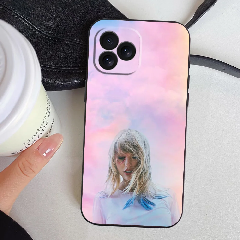 thumbnail image 1 of Funda de teléfono T-Taylors Singer S-Swift-S Hot para iPhone 12 11 13 14 15 16 Max Pro Plus, funda de silicona suave negra, 1 of 5